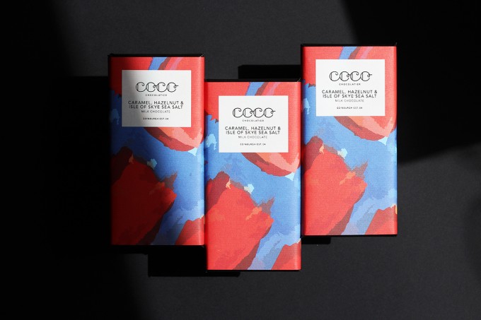 3x Coco Chocolatier Karamell, Haselnuss & Isle of Skye Sea Salz Milchschokolade (37%) 3x Coco Chocolatier Karamell, Haselnuss & Isle of Skye Sea Salz Milchschokolade (37%)