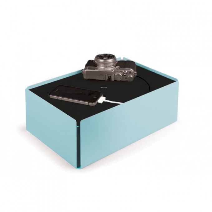 Konstantin Slawinski CHARGE-BOX Kabelbox (pastelltürkis) Konstantin Slawinski CHARGE-BOX Kabelbox (pastelltürkis)