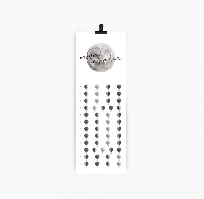 Kruth Design MOND KALENDER 2020 / CLASSIC Kruth Design MOND KALENDER 2020 / CLASSIC