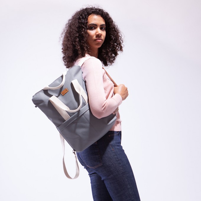MULINU 3-in-1-Tasche CLASSIC GRETA Grau MULINU 3-in-1-Tasche CLASSIC GRETA Grau