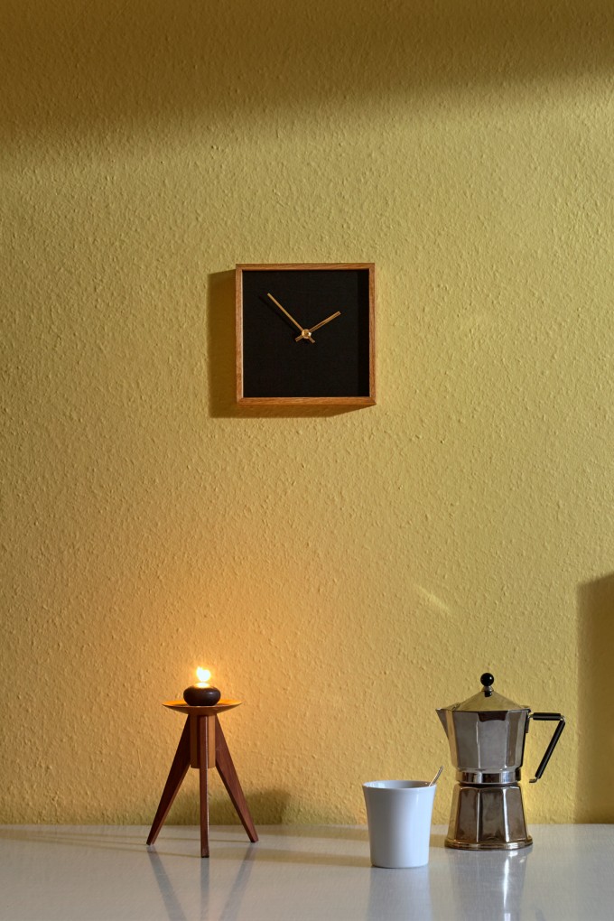 the square - schwarz | Constantin Lindner | Wanduhr Standuhr Uhr the square - schwarz | Constantin Lindner | Wanduhr Standuhr Uhr