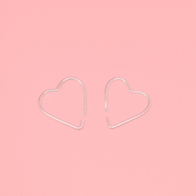 fejn jewelry - Creole 'heart' fejn jewelry - Creole 'heart'