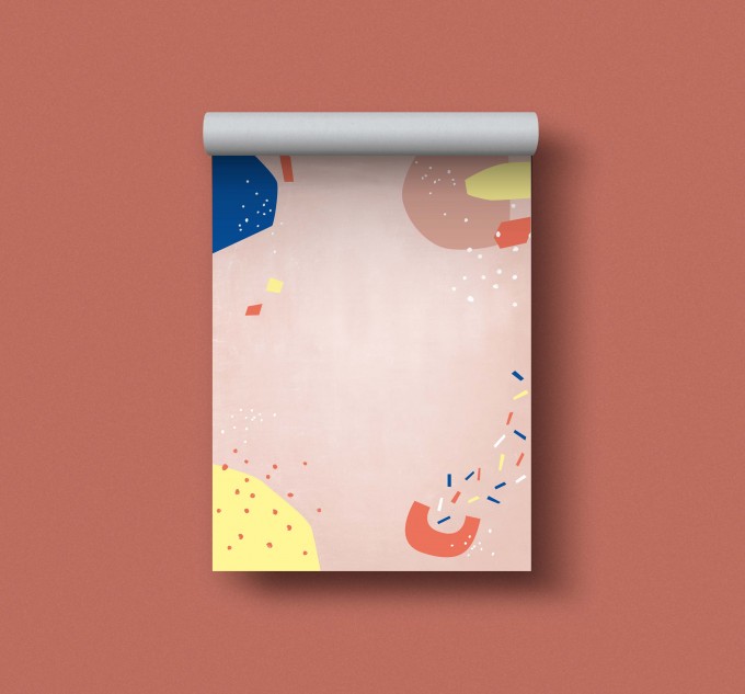 Designfräulein // Notizblock DIN A6 // Muster rosa Designfräulein // Notizblock DIN A6 // Muster rosa
