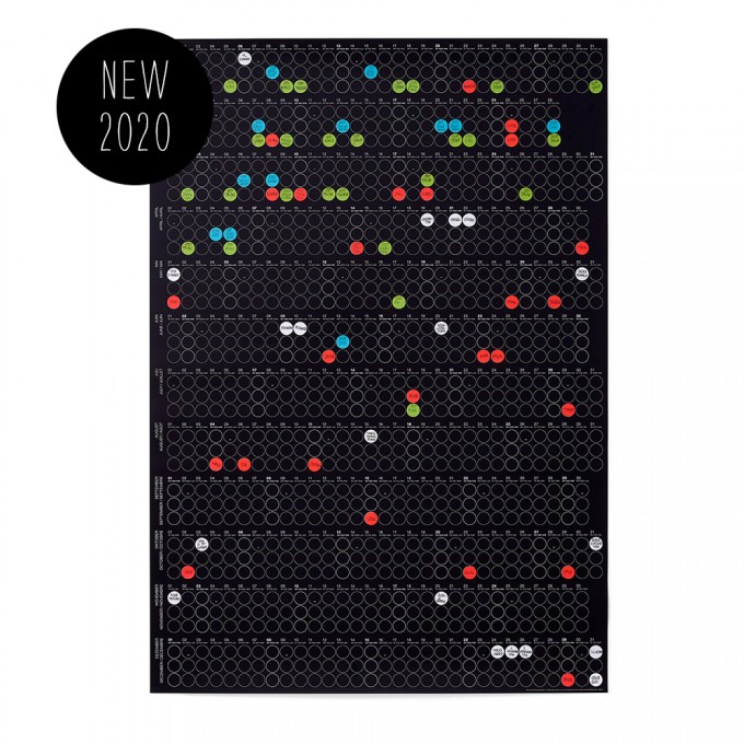 dot on high / Jahresplaner 2020 – mit über 700 Klebepunkten in 12 Farben dot on high / Jahresplaner 2020 – mit über 700 Klebepunkten in 12 Farben