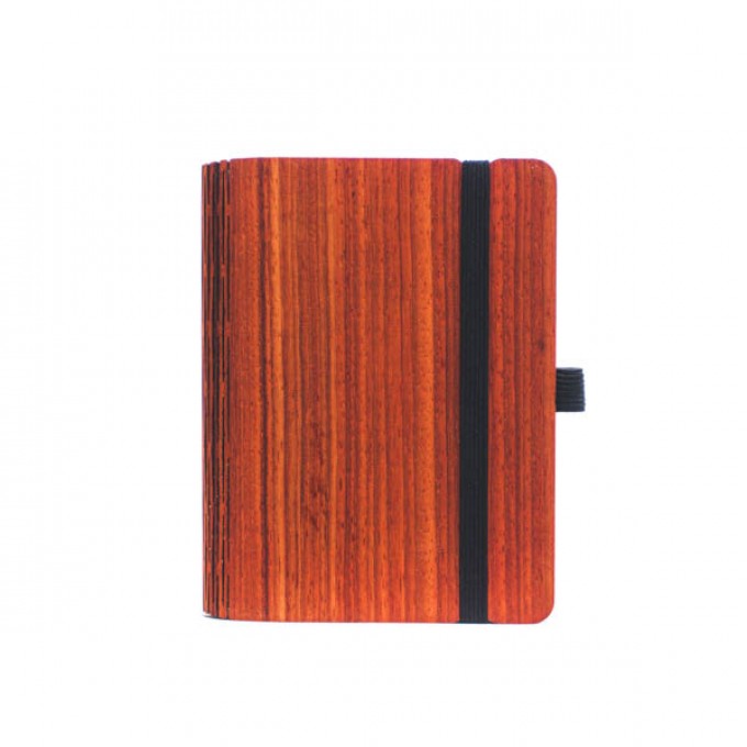 JUNGHOLZ Design Notizbuch, WoodBook, Padouk, A6 JUNGHOLZ Design Notizbuch, WoodBook, Padouk, A6
