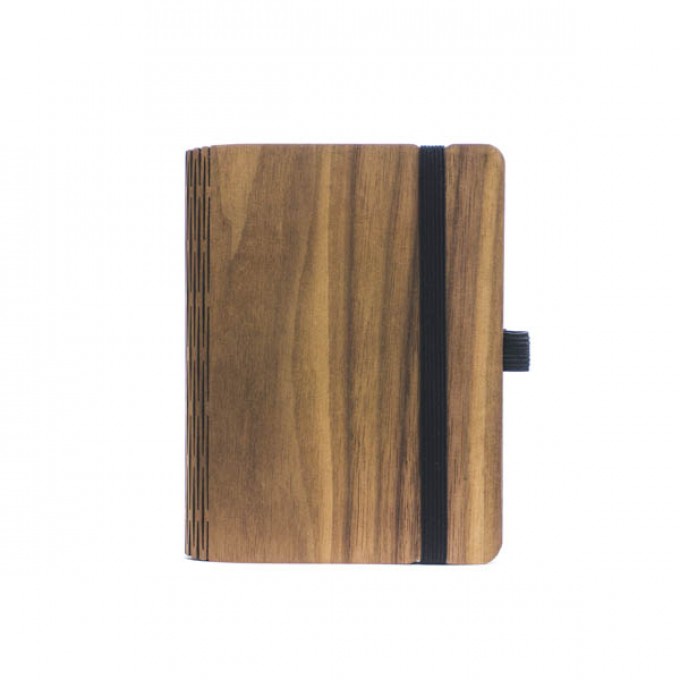 JUNGHOLZ Design Notizbuch, WoodBook, Walnuss, A6 JUNGHOLZ Design Notizbuch, WoodBook, Walnuss, A6