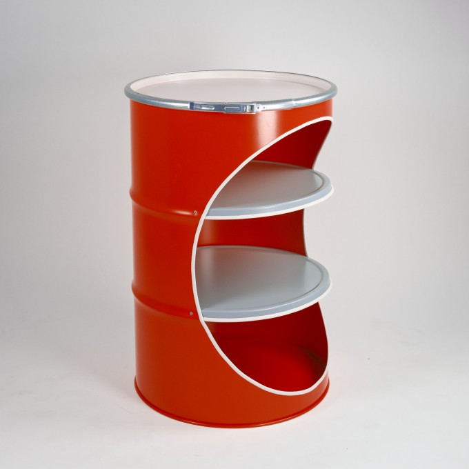 Lockengelöt - Schrank-Oval - aus einem Hamburger Ölfass