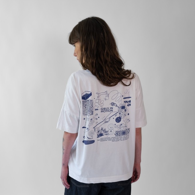Girls in Motion | Lost Unisex T-Shirt weiß | Fair Girls in Motion | Lost Unisex T-Shirt weiß | Fair