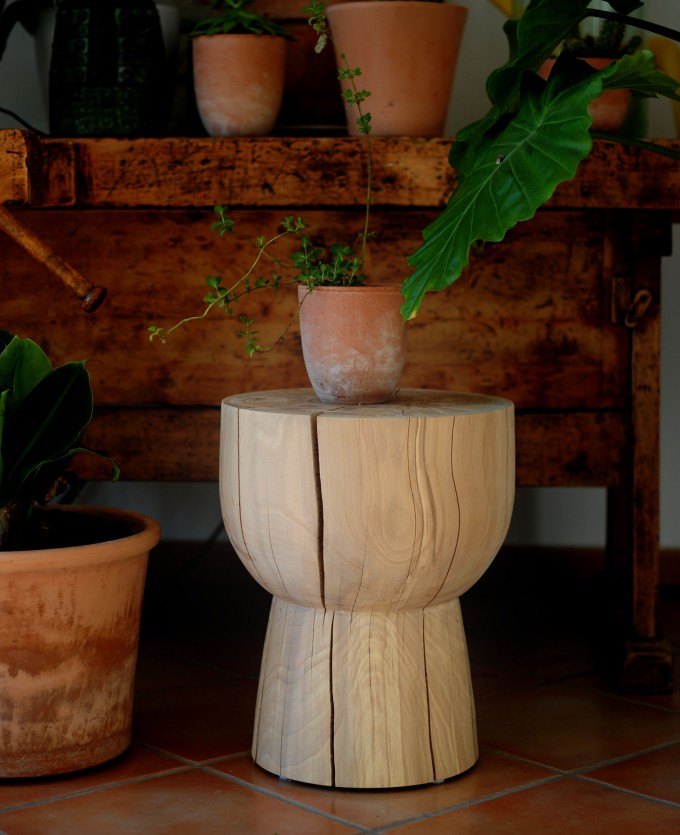 OnePieceWood – couchtisch - tulip shape - natural beech OnePieceWood – couchtisch - tulip shape - natural beech