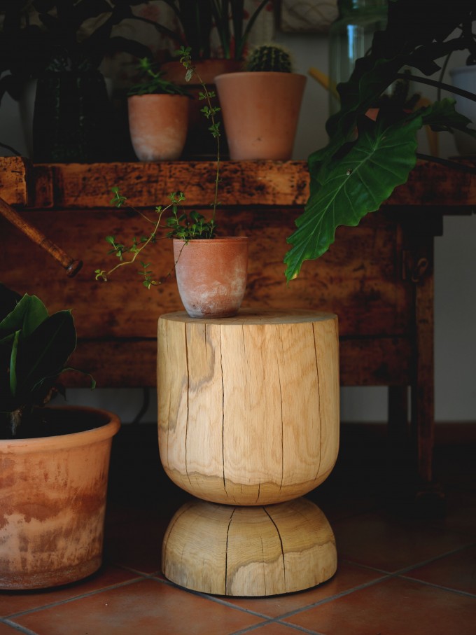 OnePieceWood – couchtisch - natural oak - glass shape OnePieceWood – couchtisch - natural oak - glass shape