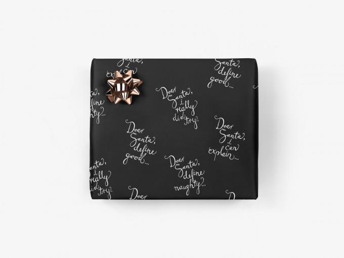 5x Geschenkpapier / Dear Santa (gefaltet) 5x Geschenkpapier / Dear Santa (gefaltet)