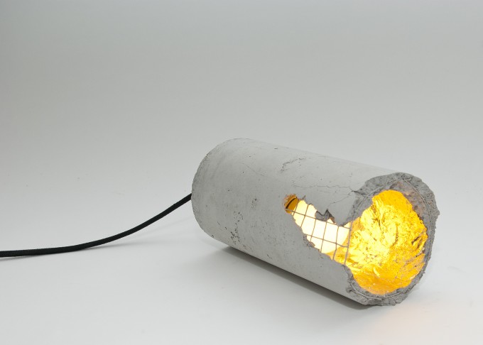 LJ LAMPS delta - moderne Hängeleuchte aus Beton mit Textilkabel LJ LAMPS delta - moderne Hängeleuchte aus Beton mit Textilkabel