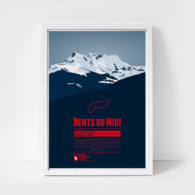 Marmota Maps – Dents du Midi - Bergdruck Marmota Maps – Dents du Midi - Bergdruck