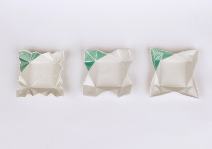 moij design Origami Dipschalen farbig moij design Origami Dipschalen farbig