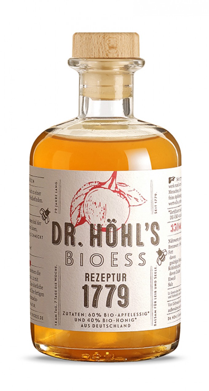 REZEPTUR 1779 Apfelessig mit Honig (350 ml) REZEPTUR 1779 Apfelessig mit Honig (350 ml)