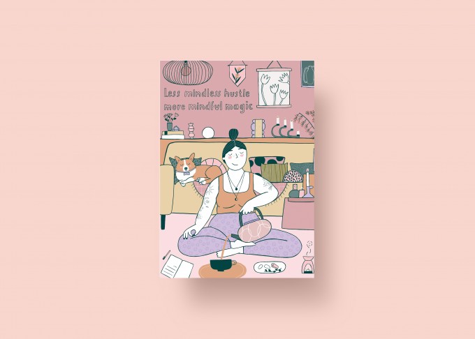 Notietzblock Postkarte "Mindful Magic" Notietzblock Postkarte "Mindful Magic"
