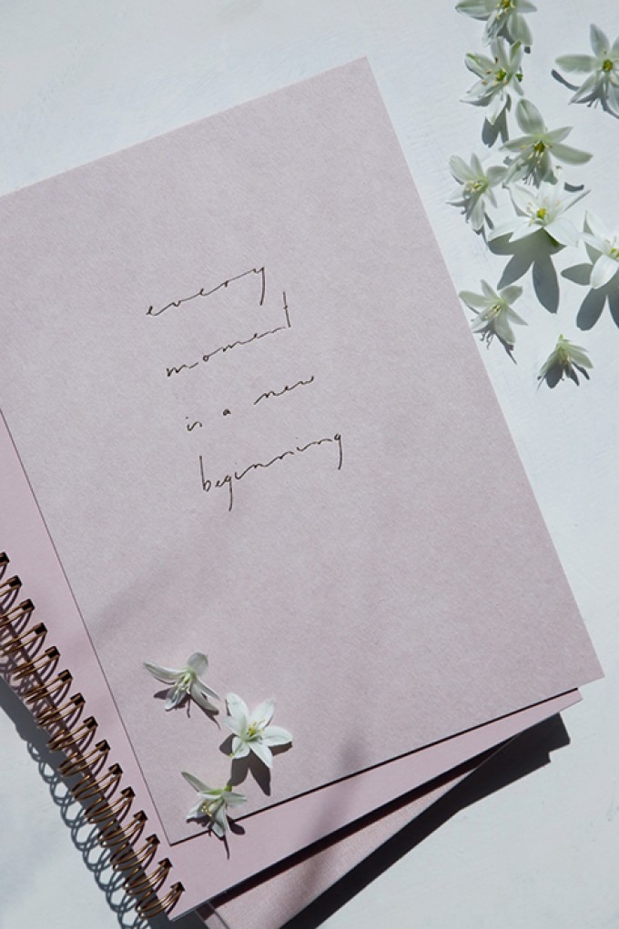 EVERY MOMENT IS A FRESH START - A5 Print - Letterpress – Anna Cosma EVERY MOMENT IS A FRESH START - A5 Print - Letterpress – Anna Cosma