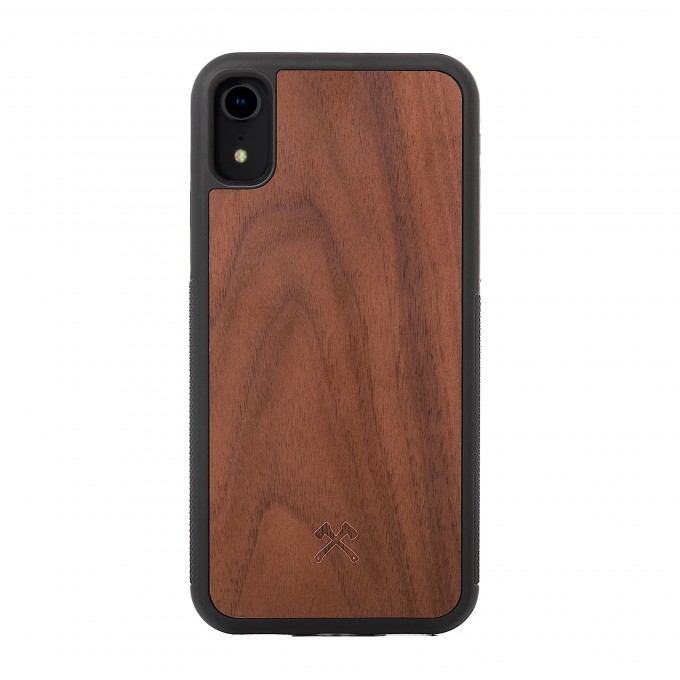 Woodcessories - EcoBump - Premium Design Hülle, Case, Cover, Schutzhülle für das iPhone aus FSC zertifiziertem Walnuss Holz (iPhone Xr) Woodcessories - EcoBump - Premium Design Hülle, Case, Cover, Schutzhülle für das iPhone aus FSC zertifiziertem Walnuss Holz (iPhone Xr)
