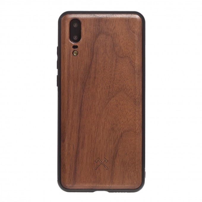 Woodcessories - EcoBump - Premium Design Hülle, Case, Cover, Schutzhülle für das Smartphone aus FSC zertifiziertem Walnuss Holz (Huawei P20) Woodcessories - EcoBump - Premium Design Hülle, Case, Cover, Schutzhülle für das Smartphone aus FSC zertifiziertem Walnuss Holz (Huawei P20)