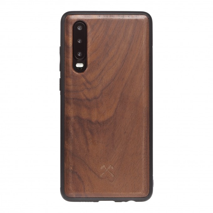 Woodcessories - EcoBump - Premium Design Hülle, Case, Cover, Schutzhülle für das Smartphone aus FSC zertifiziertem Walnuss Holz (Huawei P30) Woodcessories - EcoBump - Premium Design Hülle, Case, Cover, Schutzhülle für das Smartphone aus FSC zertifiziertem Walnuss Holz (Huawei P30)