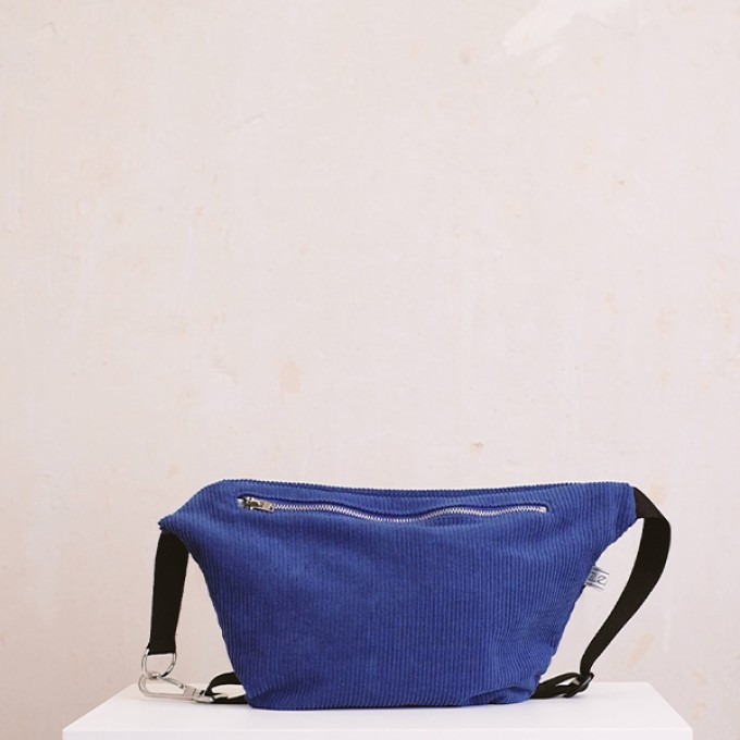 ZACAMO – Bauchtasche • Cord • L • kobaltblau • ZACAMO – Bauchtasche • Cord • L • kobaltblau •