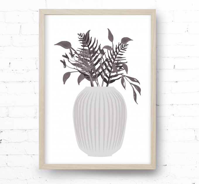 Kruth Design POSTER / GREY BOUQUET Kruth Design POSTER / GREY BOUQUET