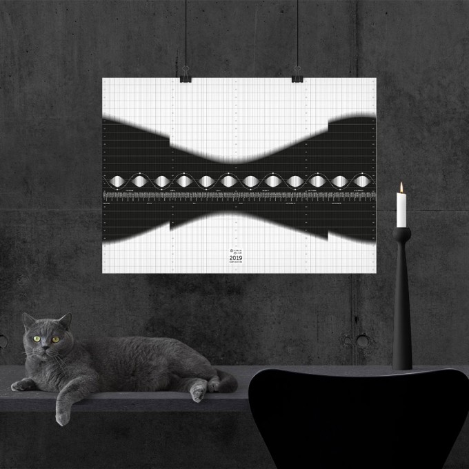 FORMLOS Berlin – Mond- & Sonnenzeitkalender 2019 FORMLOS Berlin – Mond- & Sonnenzeitkalender 2019
