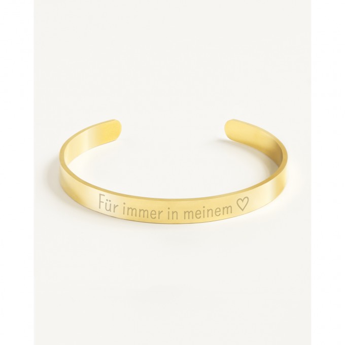 Oh Bracelet Berlin - Glänzender Armreif »Für immer in meinem Herzen« Oh Bracelet Berlin - Glänzender Armreif »Für immer in meinem Herzen«