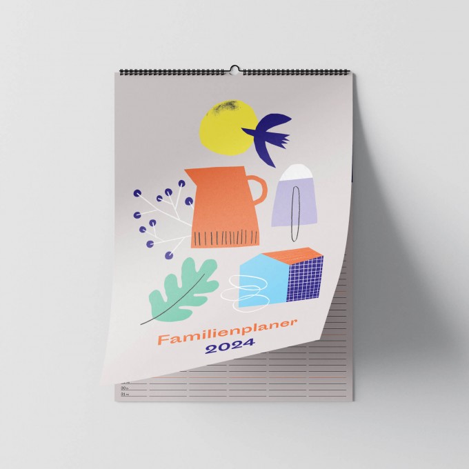 Familienplaner 2024 (DIN A3) / fidu—fine paper goods
