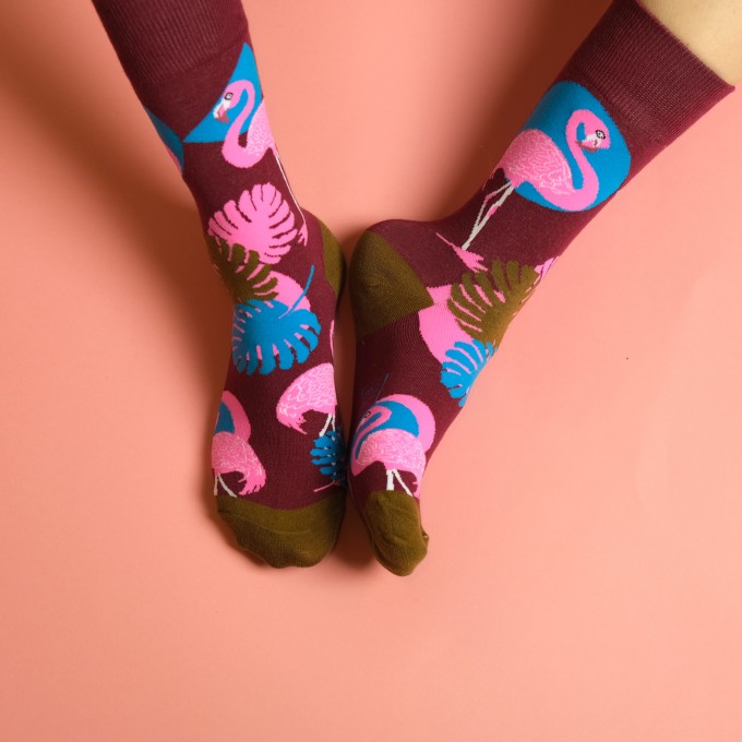 Flamingo Socken von Offbeat