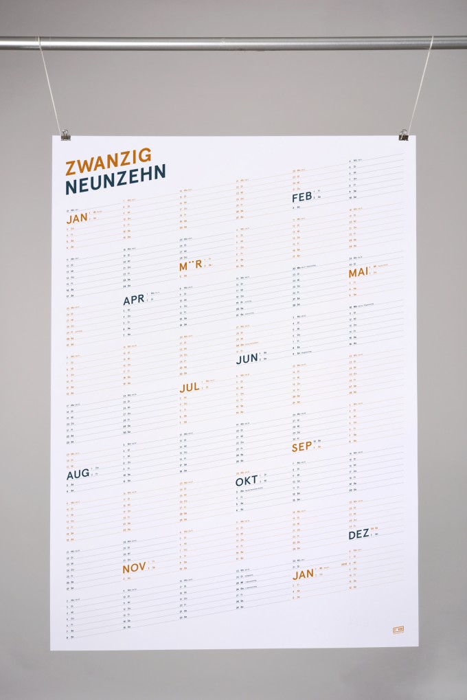 FÖRM Wandkalender 2019 FÖRM Wandkalender 2019