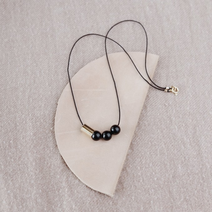 BRASSCAKE // Onyx Necklace BRASSCAKE // Onyx Necklace