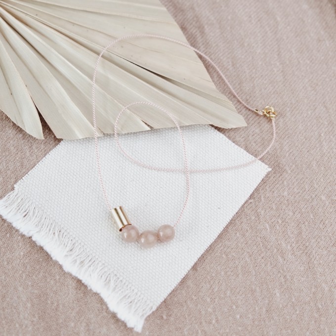 BRASSCAKE // Strawberryquarz Necklace BRASSCAKE // Strawberryquarz Necklace