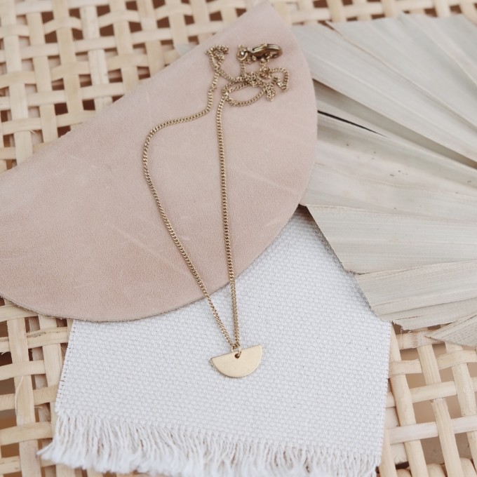 BRASSCAKE // Half Circle Necklace BRASSCAKE // Half Circle Necklace