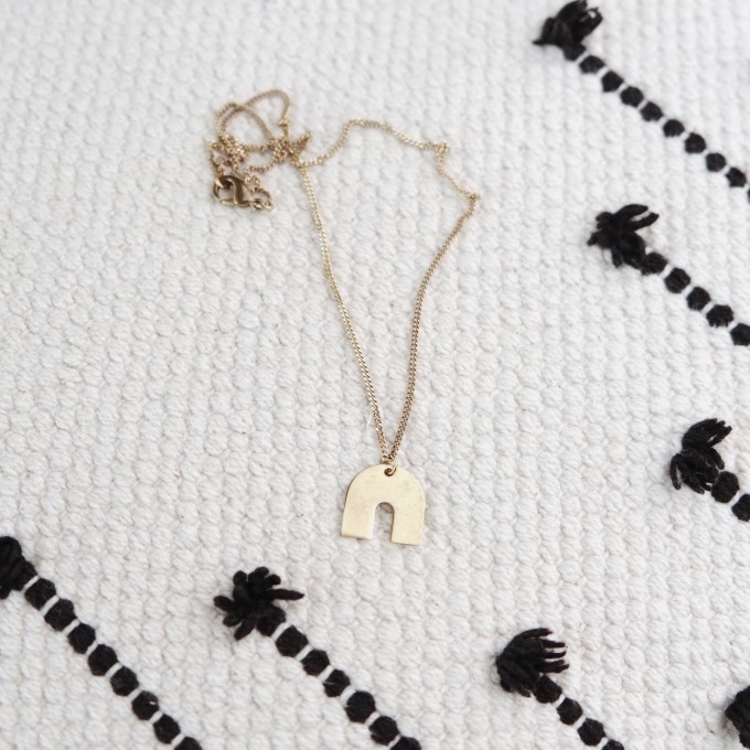 BRASSCAKE // Tiny Rainbow Necklace BRASSCAKE // Tiny Rainbow Necklace