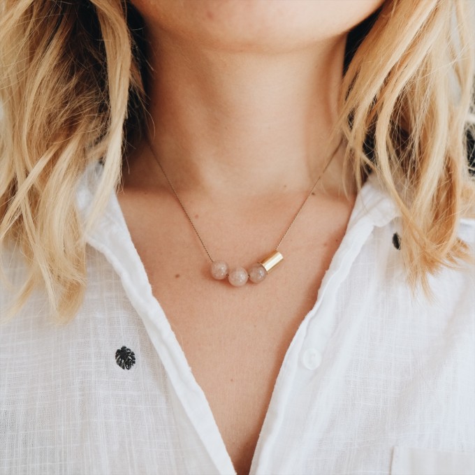 EVE+ ADIS // TALA NECKLACE BLUSH EVE+ ADIS // TALA NECKLACE BLUSH
