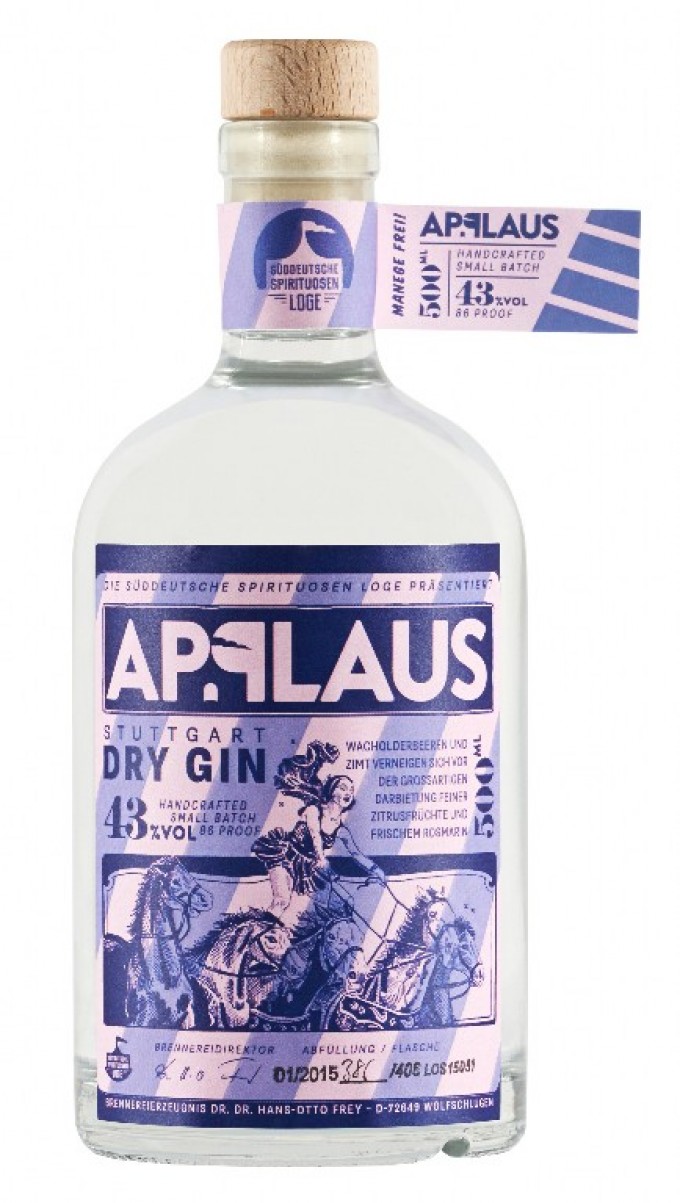 Applaus Dry Gin 500ml Applaus Dry Gin 500ml