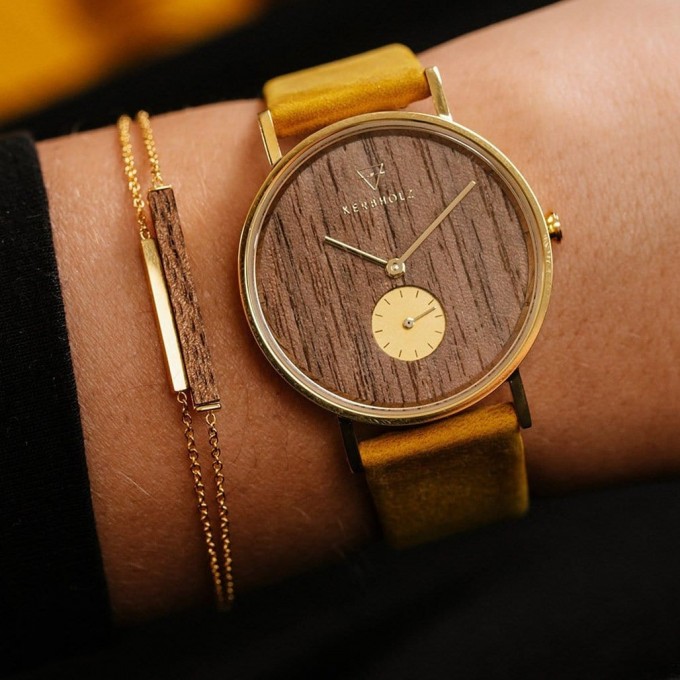KERBHOLZ FRIDA WALNUT MUSTARD KERBHOLZ FRIDA WALNUT MUSTARD