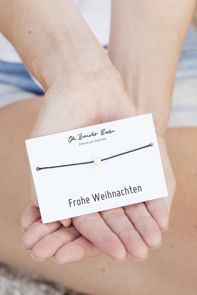 Oh Bracelet Berlin – Nylonarmband "Frohe Weihnachten" Oh Bracelet Berlin – Nylonarmband "Frohe Weihnachten"
