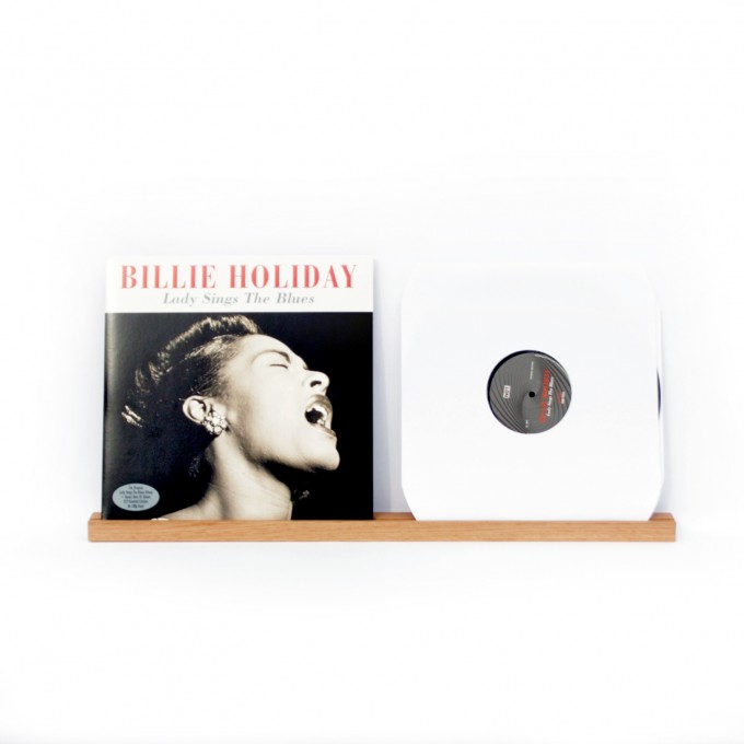 VLO design / Schallplattencover Regalleiste (für zwei Schallplatten) aus Eiche VLO design / Schallplattencover Regalleiste (für zwei Schallplatten) aus Eiche