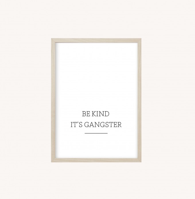 Kruth Design POSTER / GANGSTER Kruth Design POSTER / GANGSTER