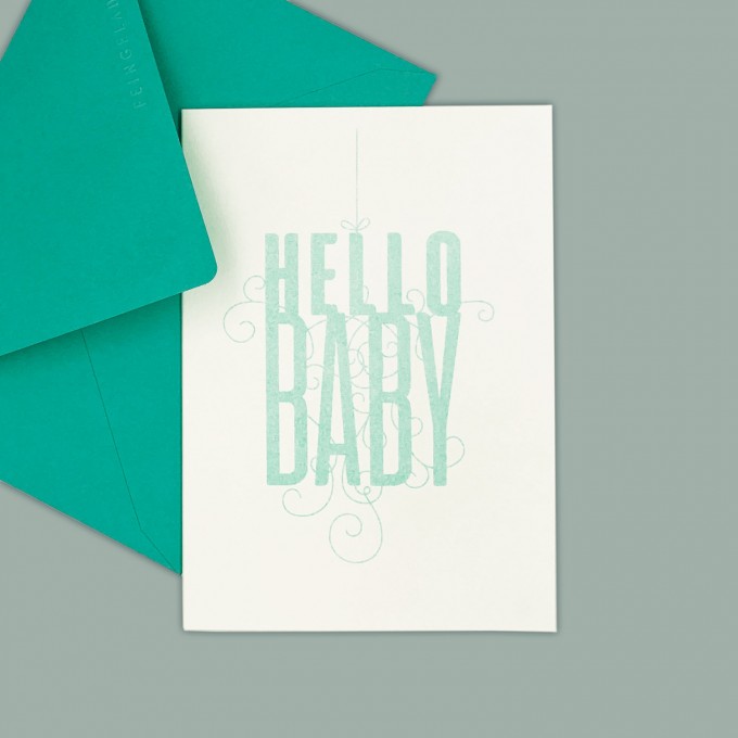 Feingeladen // FANCY TYPE // Hello Baby (MI) – A6 Feingeladen // FANCY TYPE // Hello Baby (MI) – A6
