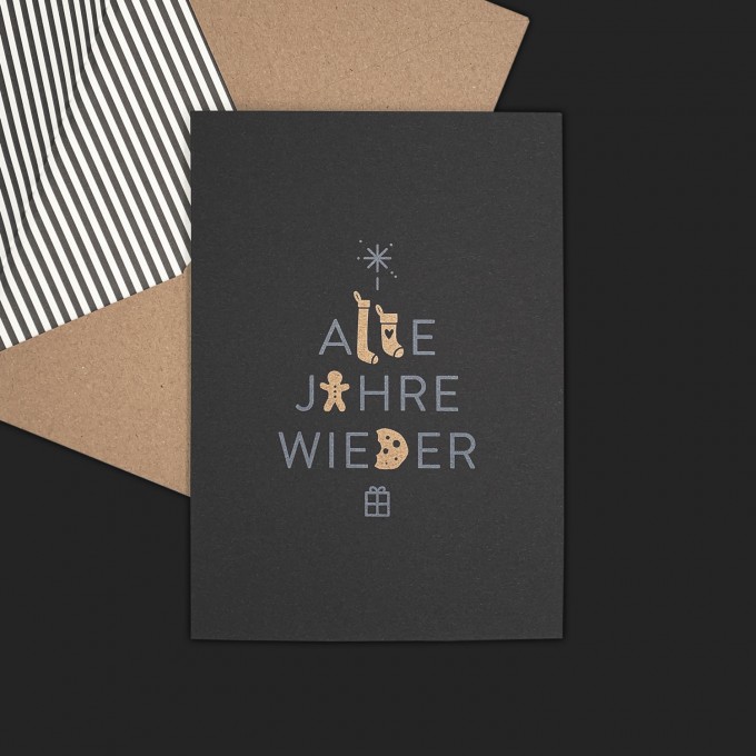 Feingeladen // TYPOGRAFICA // Alle Jahre Wieder (Black Edition) Feingeladen // TYPOGRAFICA // Alle Jahre Wieder (Black Edition)