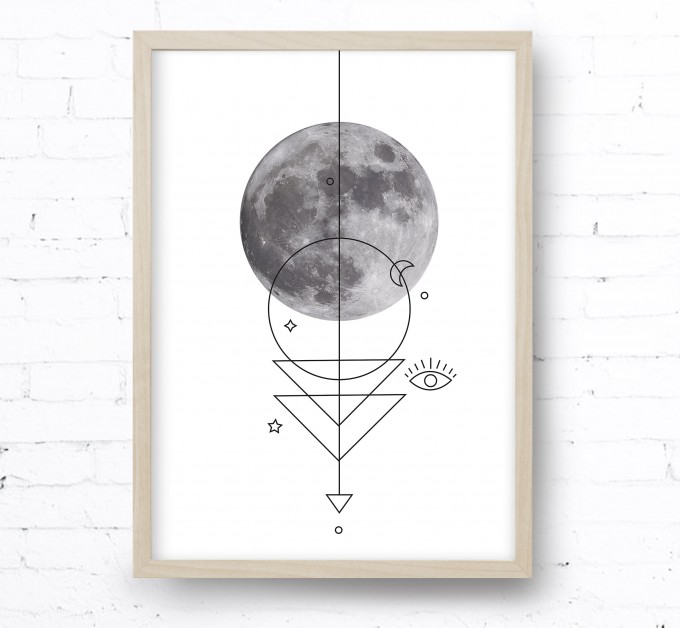 Kruth Design POSTER / GEO MOON Kruth Design POSTER / GEO MOON