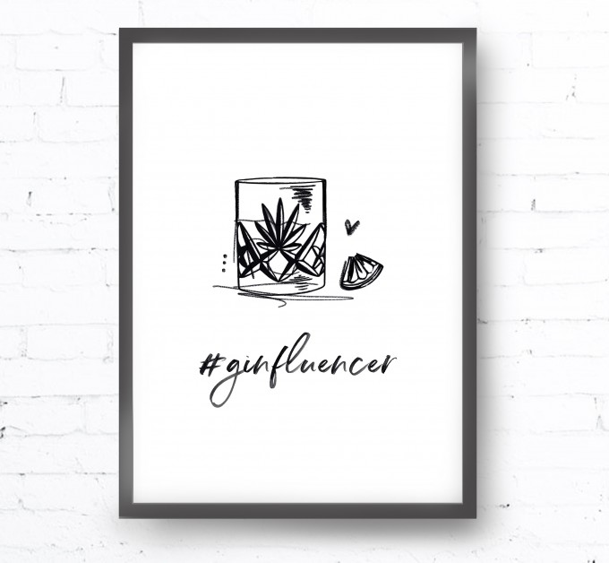 Kruth Design POSTER / GINFLUENCER Kruth Design POSTER / GINFLUENCER