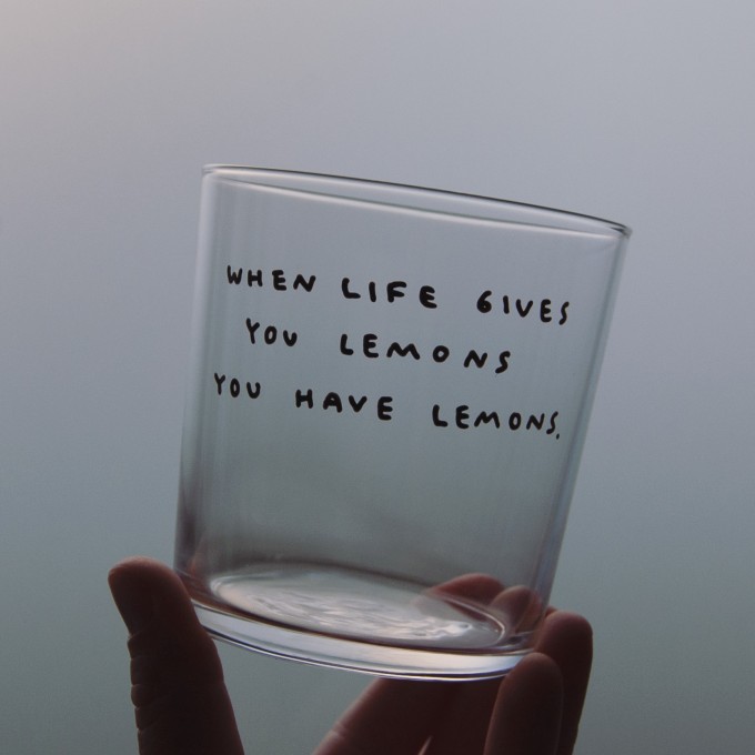 WHEN LIFE GIVES YOU LEMONS Glas – Johanna Schwarzer