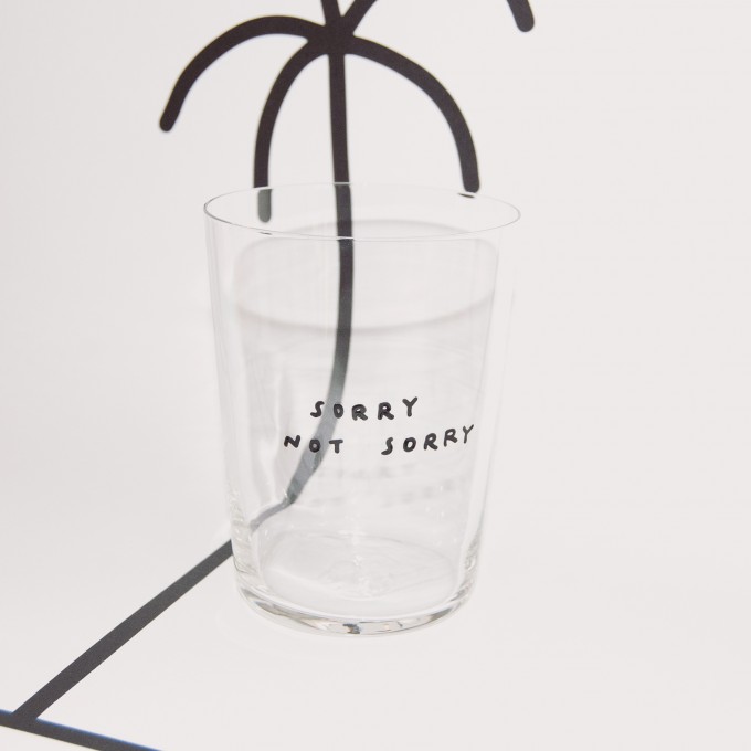 SORRY NOT SORRY Glas – Johanna Schwarzer SORRY NOT SORRY Glas – Johanna Schwarzer