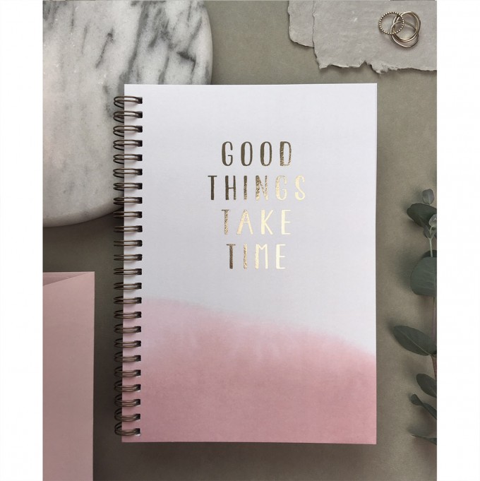 GOOD THINGS TAKE TIME - NOTIZBUCH - ANNA-COSMA GOOD THINGS TAKE TIME - NOTIZBUCH - ANNA-COSMA