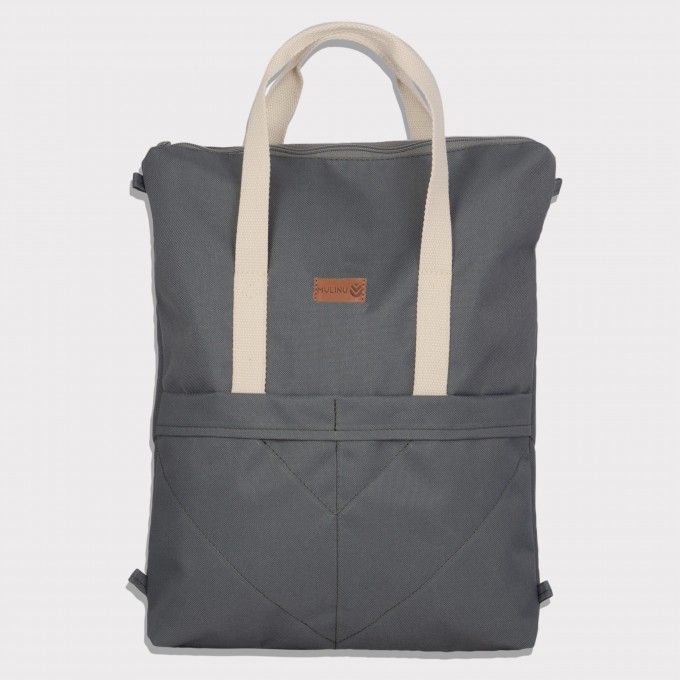 MULINU 3-in-1-Rucksack CLASSIC GRETA Grau MULINU 3-in-1-Rucksack CLASSIC GRETA Grau
