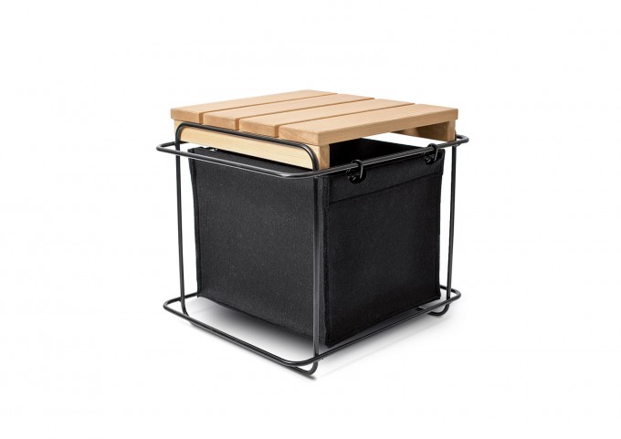 bartmann berlin Hocker GRIT BLACK - Gartenmöbel bartmann berlin Hocker GRIT BLACK - Gartenmöbel